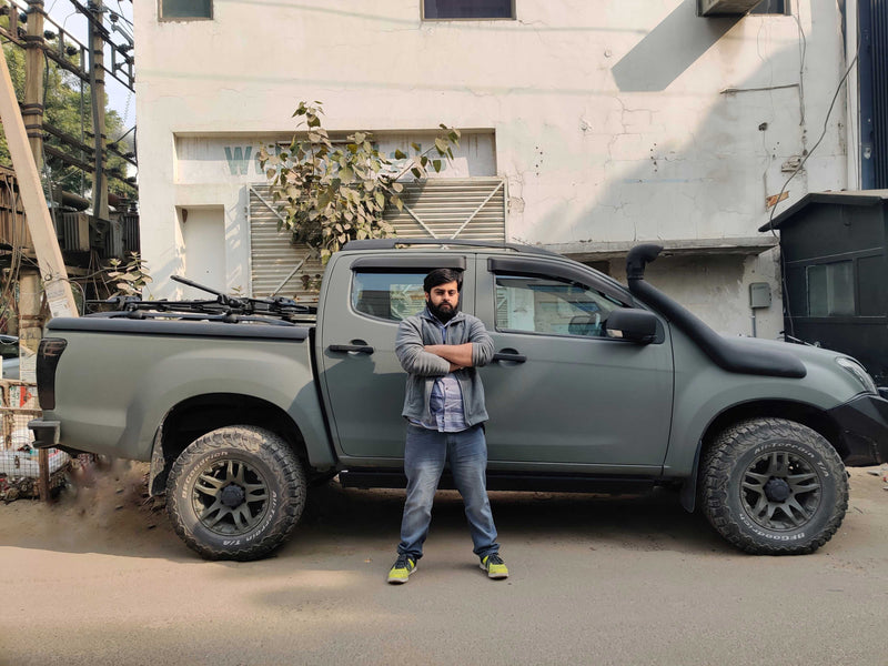 Line-X Body Armour Coating on Isuzu V-Cross