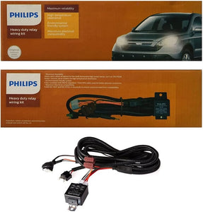 Philips 12003XM H4 Heavy Duty Relay Wiring Kit for High Power (100/90W or 130/100W)