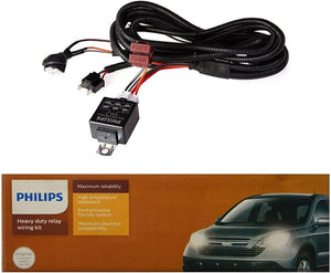 Philips 12003XM H4 Heavy Duty Relay Wiring Kit for High Power (100/90W or 130/100W)