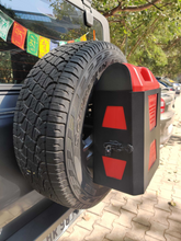 Load image into Gallery viewer, Jerry Can Stepney Wheel Mount Bracket for New Mahindra Thar 2020
