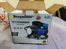 Load image into Gallery viewer, Bergmann Typhoon Heavy Duty Metal Car Tyre Inflator (Blue)
